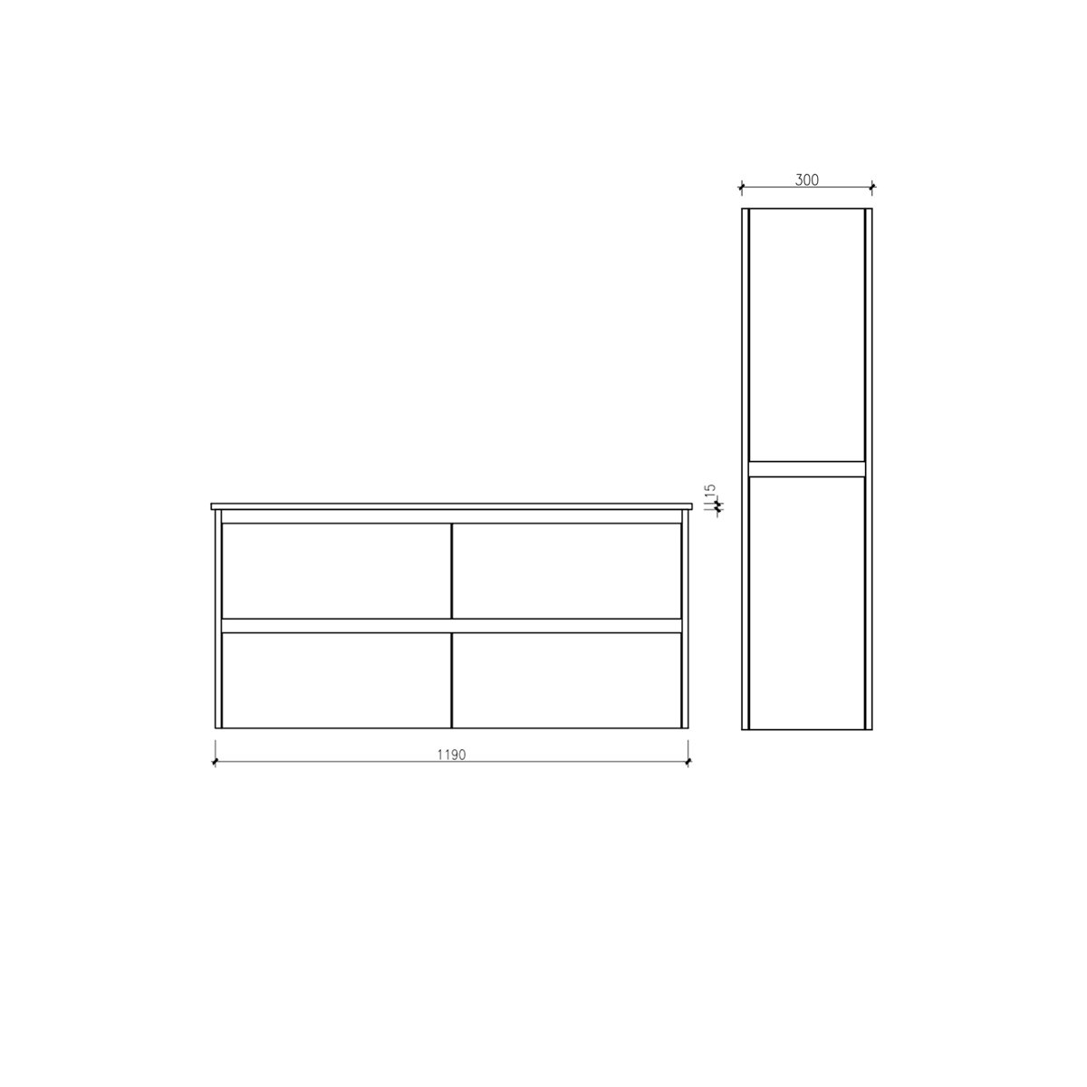Miroir simple mural pour salle de bain