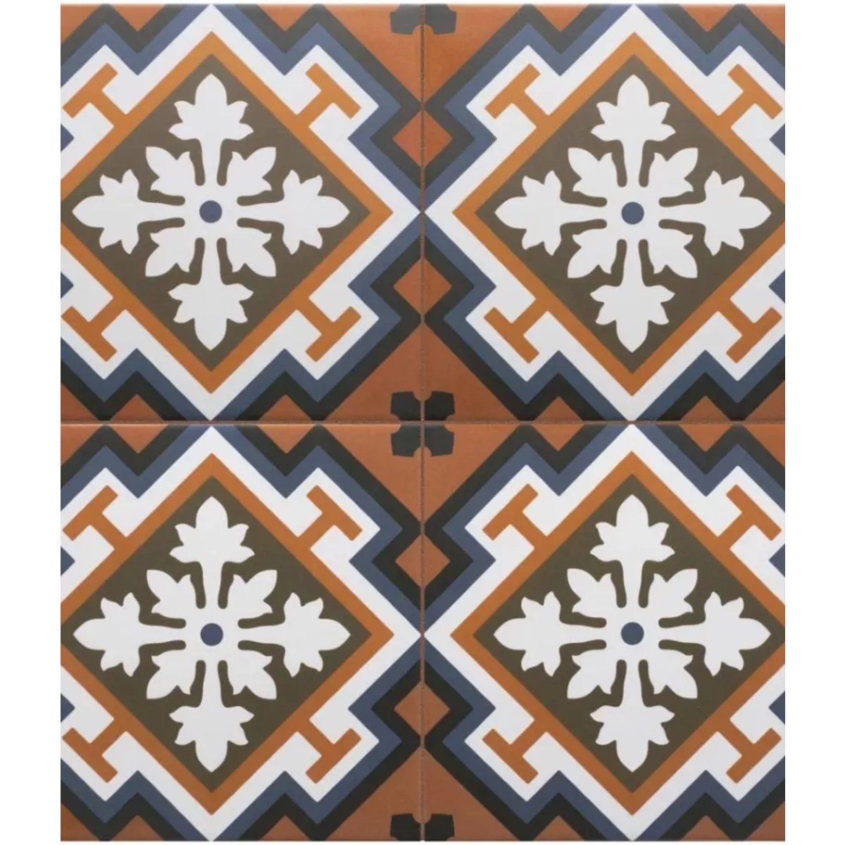 Carrelage Imitation Carreaux De Ciment 20x20 RIVOLI Chelsea
