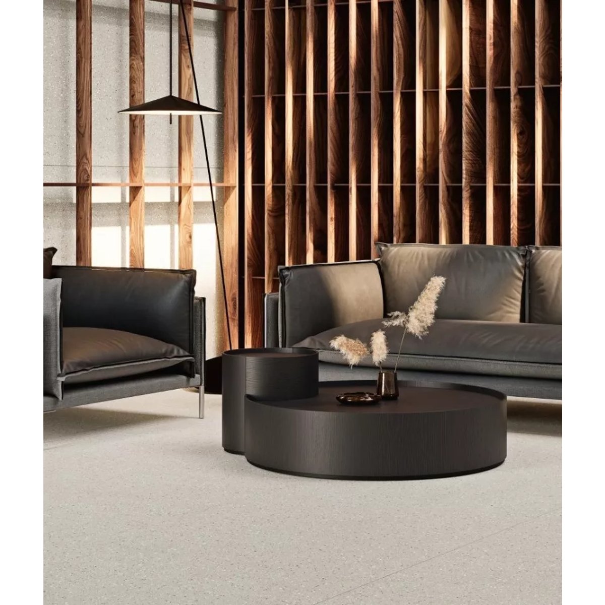 Carrelage Effet Terrazzo POLS 60x60 Grey