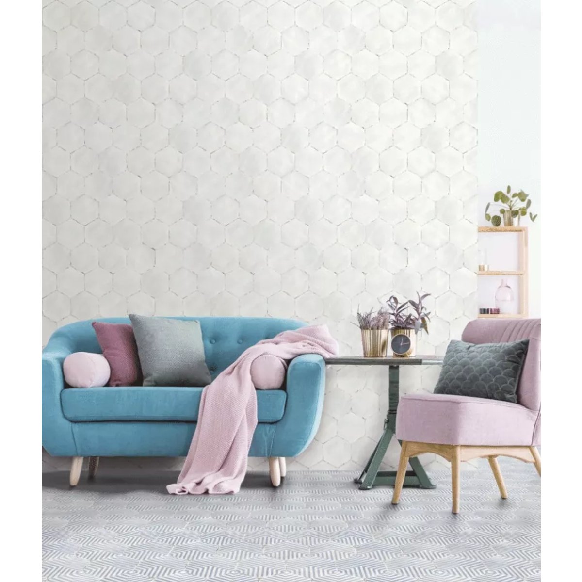 Carrelage Imitation Carreaux de ciment CAPRI 14x16 Lazaretto