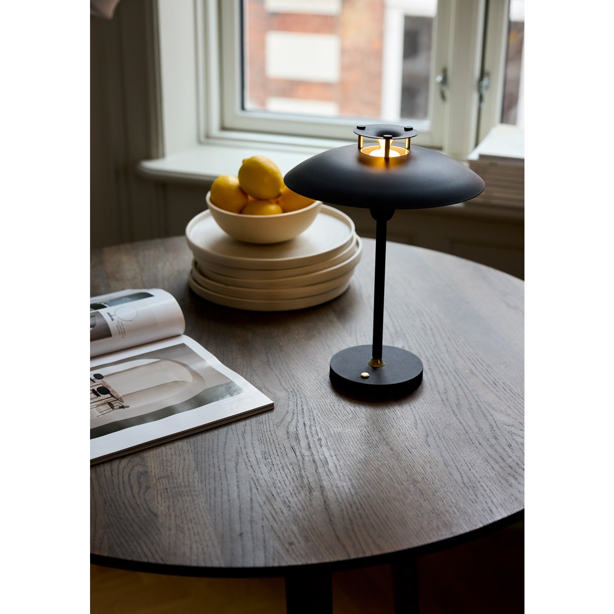Lampe à poser nomade Stepp 1-2-3 – Noir