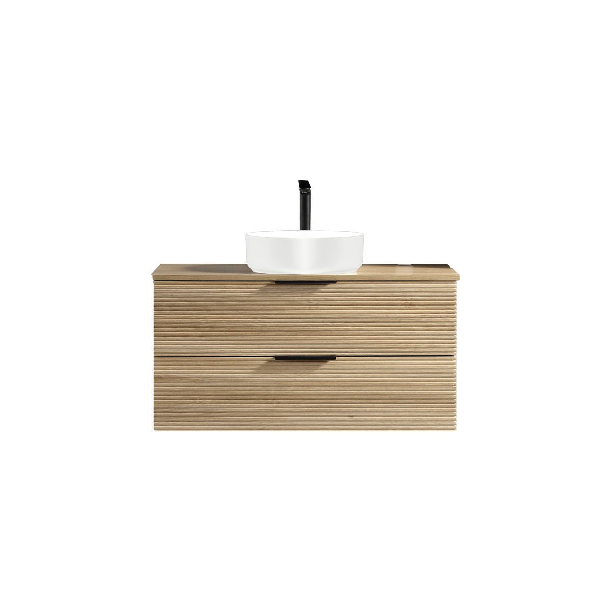 Meuble 100 cm chêne clair Aqualinea