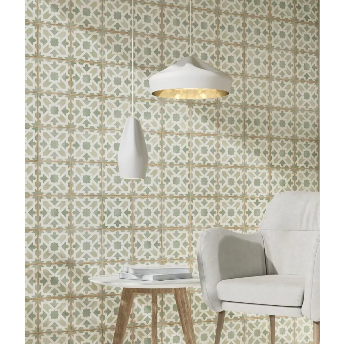 Carrelage Imitation Carreaux De Ciment 12,5x12,5 CASABLANCA Malik