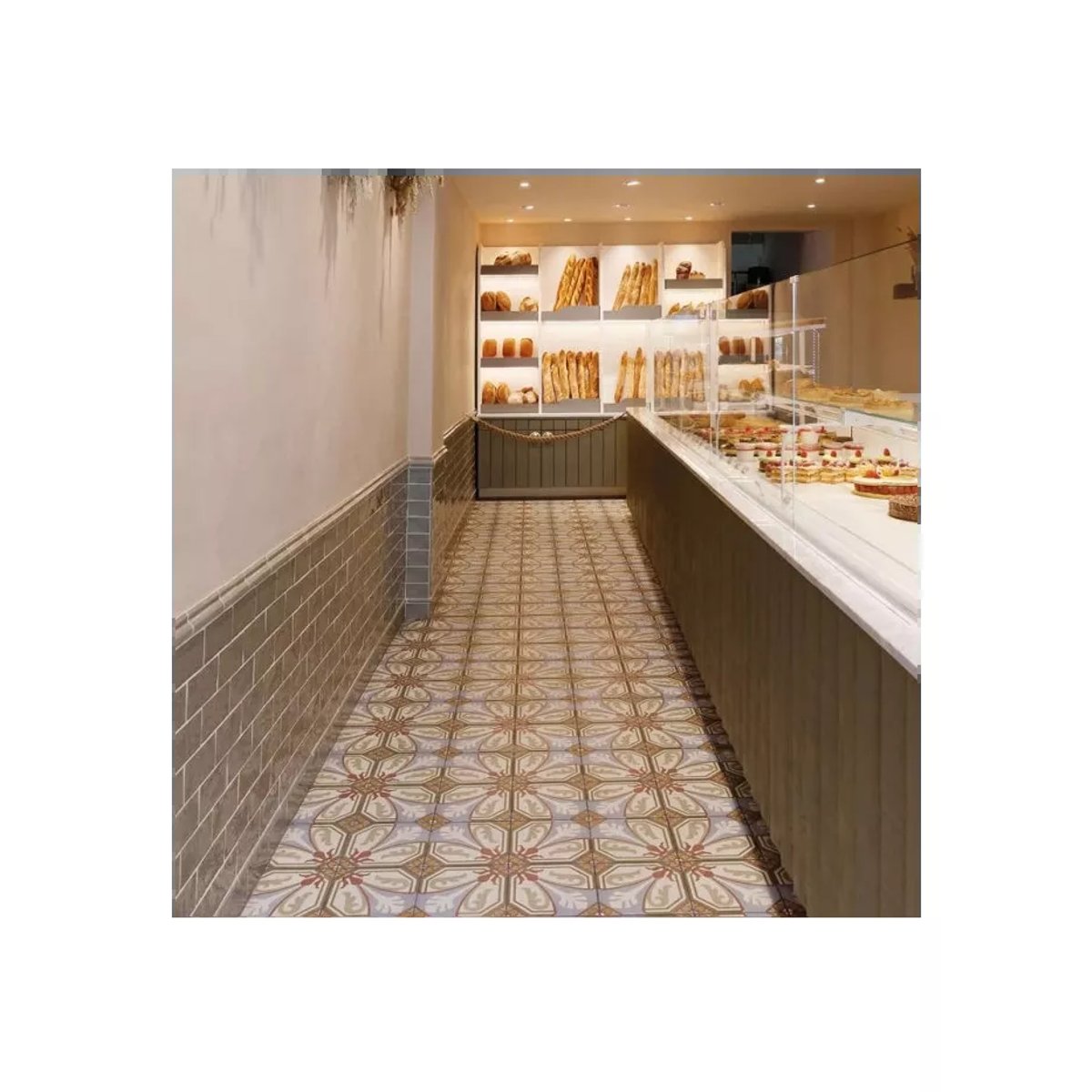Carrelage Carreaux de Ciment ART NOUVEAU DECOR 20x20 Viena Colour