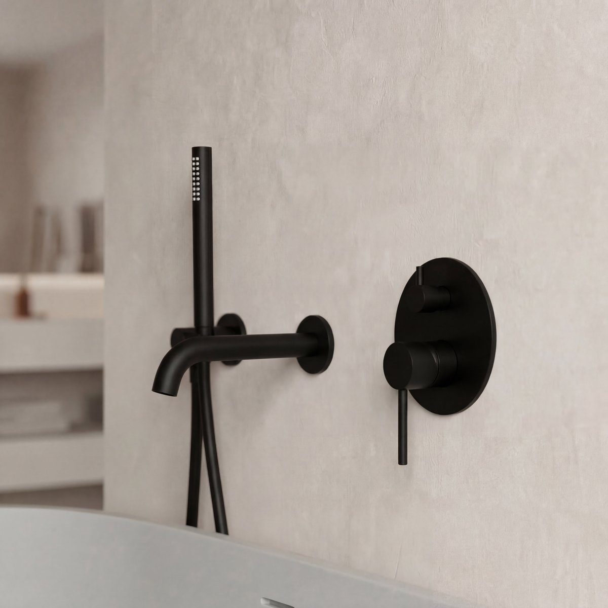 Ensemble de bain noir mate