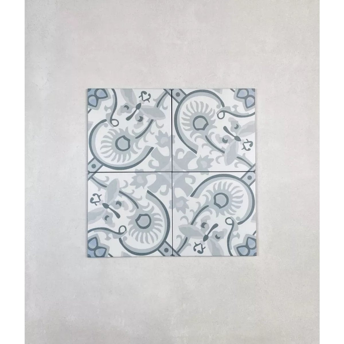 Carrelage Carreaux de Ciment LA MADELEINE 20x20 Papillon