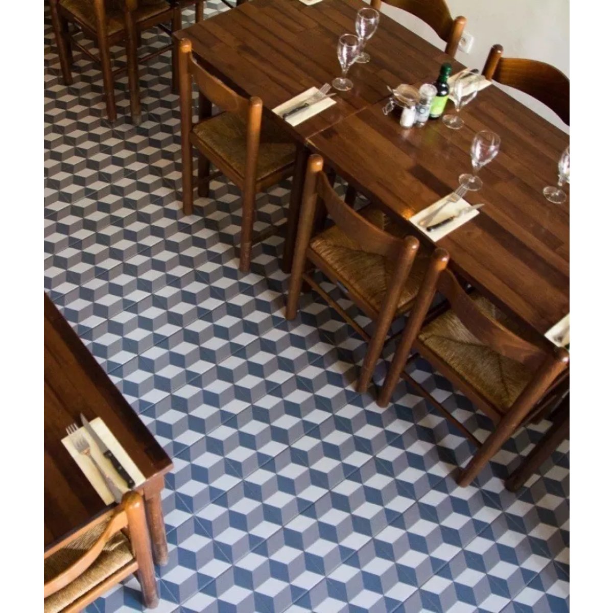 Carrelage Imitation Carreaux De Ciment 20x20 LA VILETTE Gustave