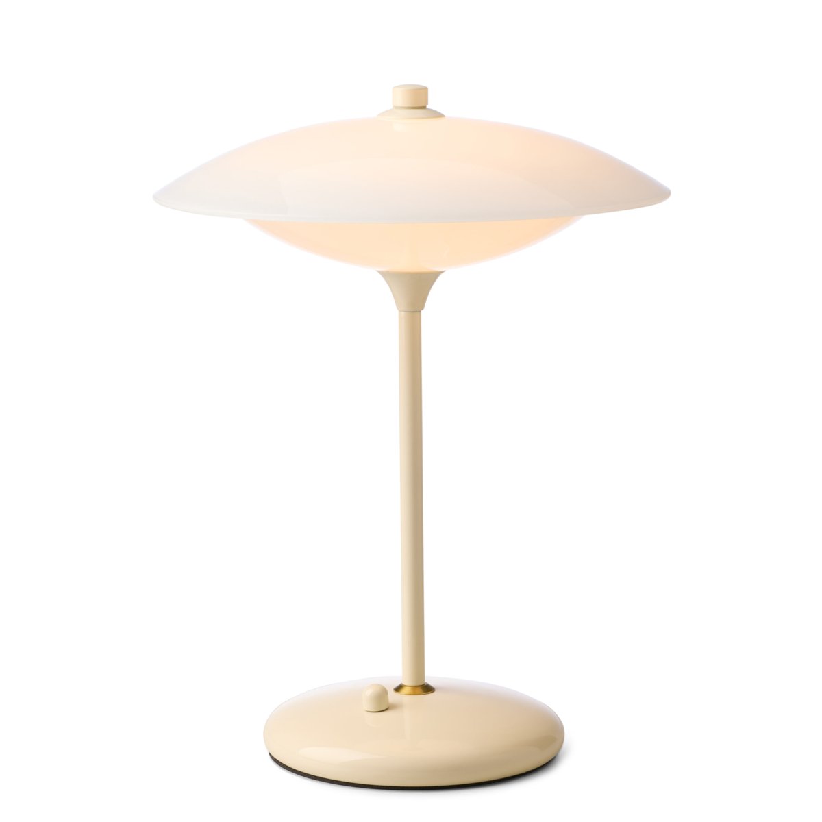 Lampe à poser Baroni Ø30 – Crème