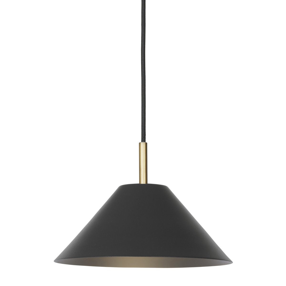 Suspension Hygge métal Ø24 cm – Noir graphite