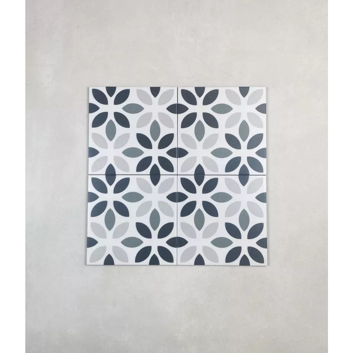 Carrelage Carreaux de Ciment LA MADELEINE 20x20 Lyla Noir