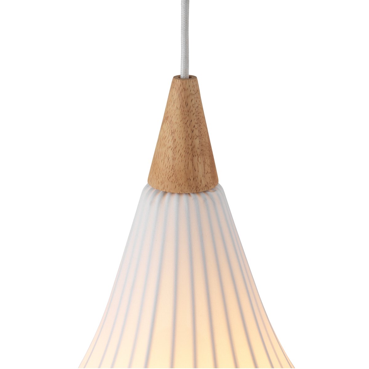 Suspension Drops Textile Ø17 – Blanc