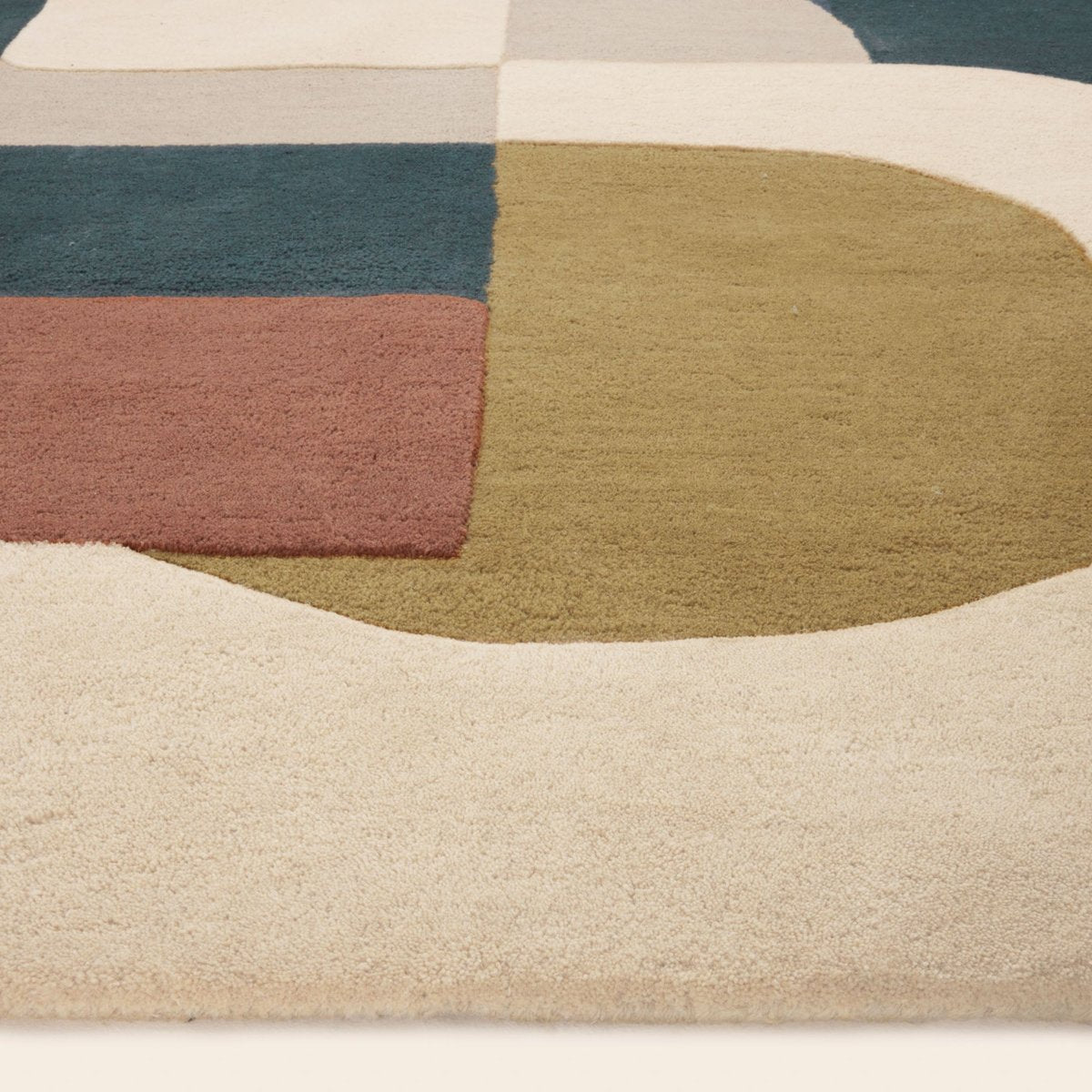 Tapis de sol ANDREÏ naturel et multicolore