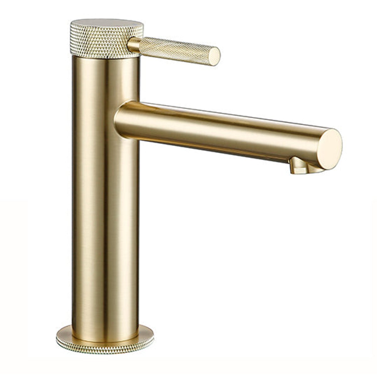 Mitigeur de lavabo or brossé