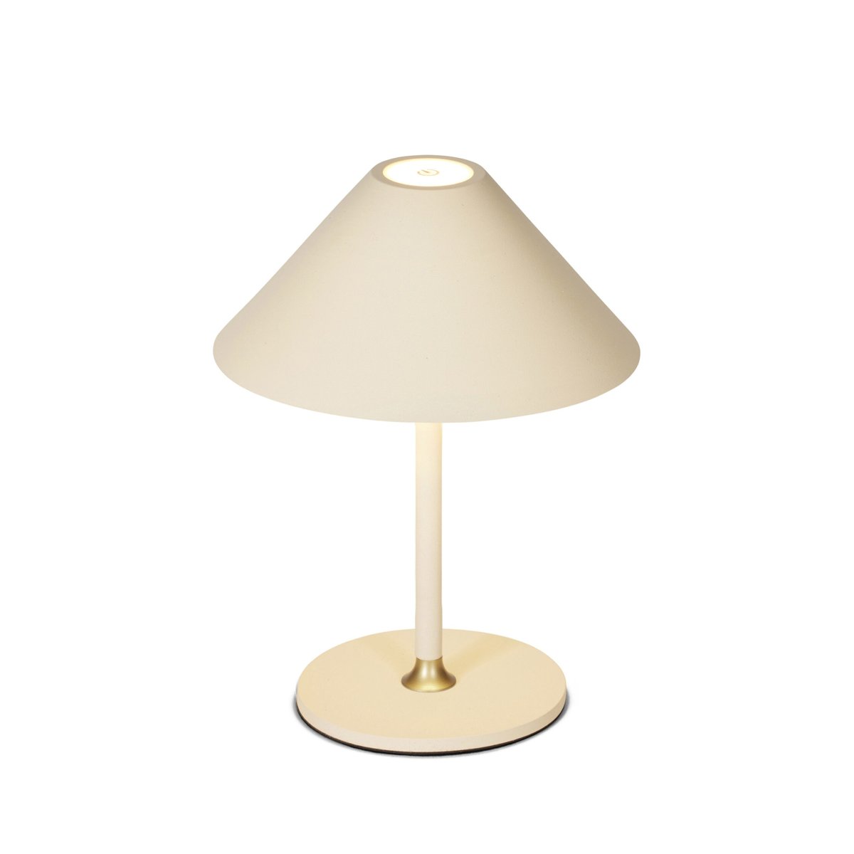 Lampe à poser nomade Hygge Ø15 cm – Blanc crème