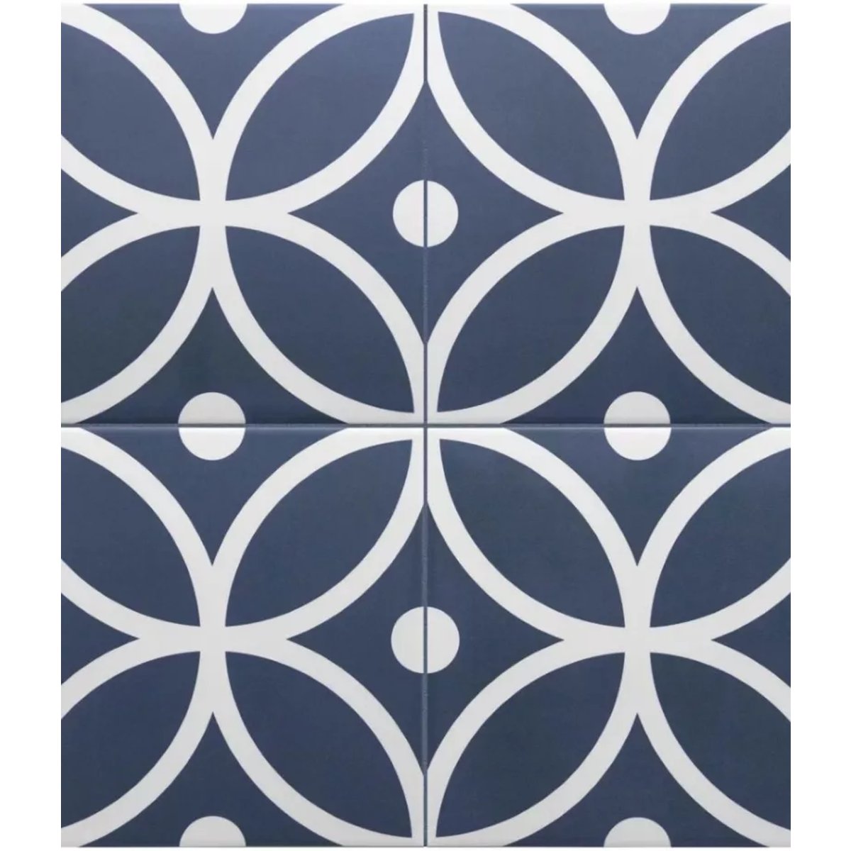 Carrelage Imitation Carreaux De Ciment 20x20 RIVOLI Bergen Azul