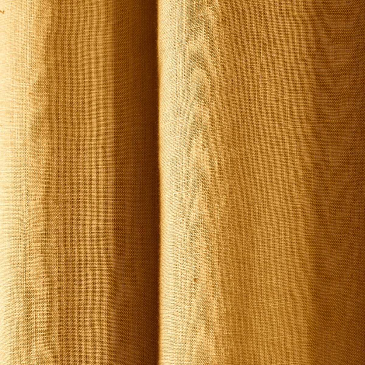 Rideau oeillets doublé occultant CARLINA ocre