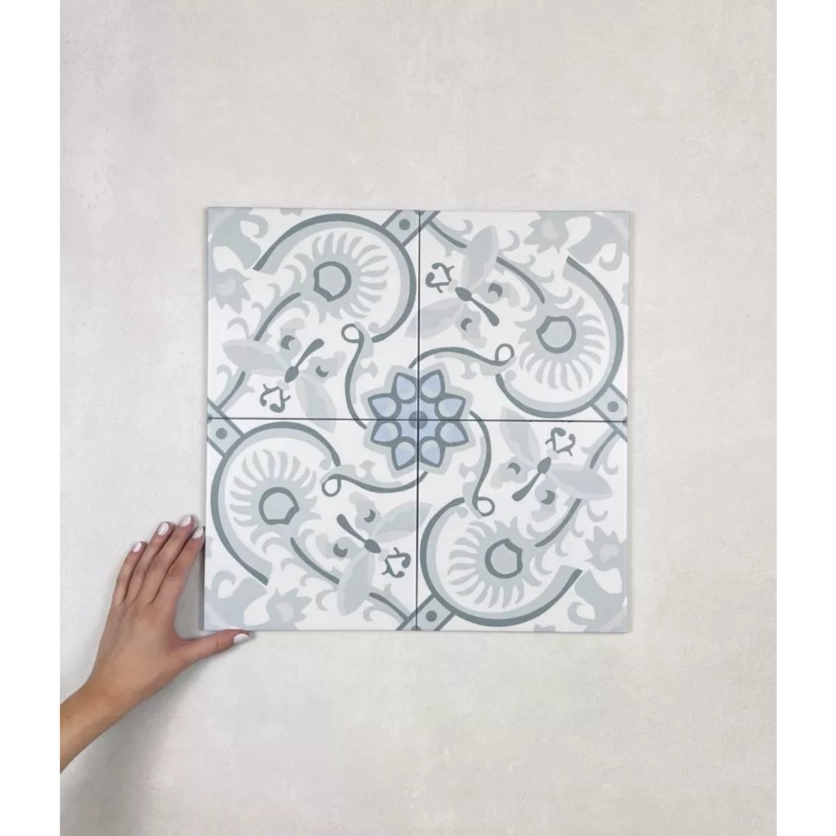 Carrelage Carreaux de Ciment LA MADELEINE 20x20 Papillon