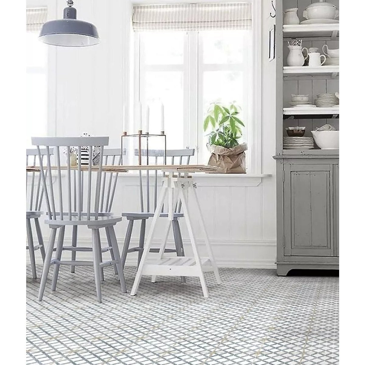 Carrelage Carreaux de Ciment GRAFTON 20x20 Dorset Blue
