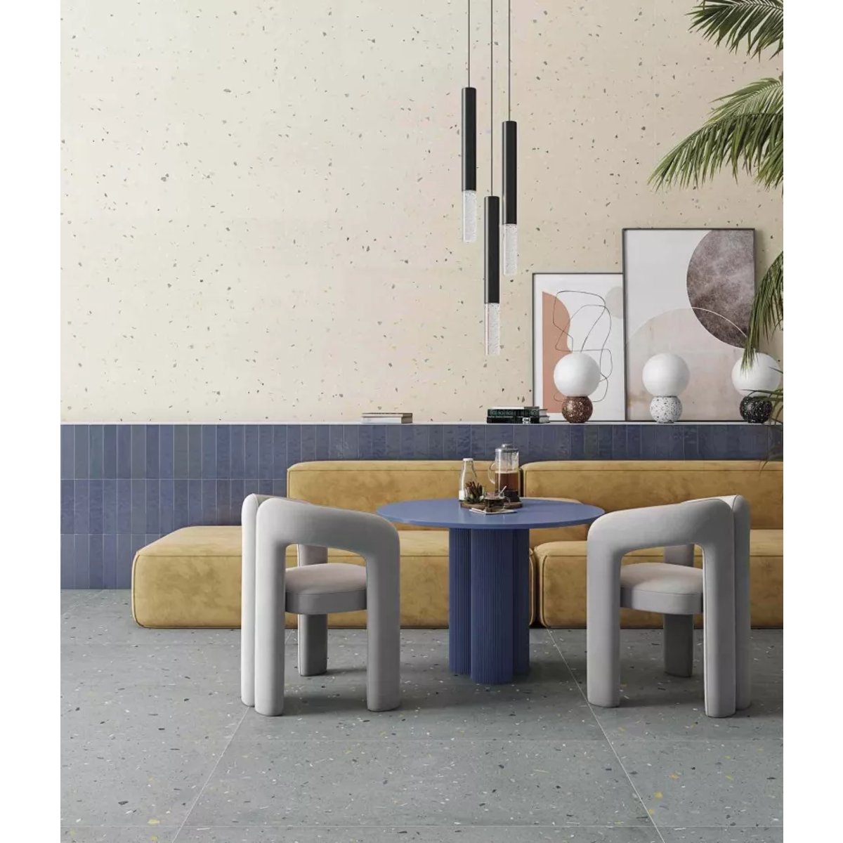 Carrelage Effet Terrazzo CROCCANTE 60x60 Arandano