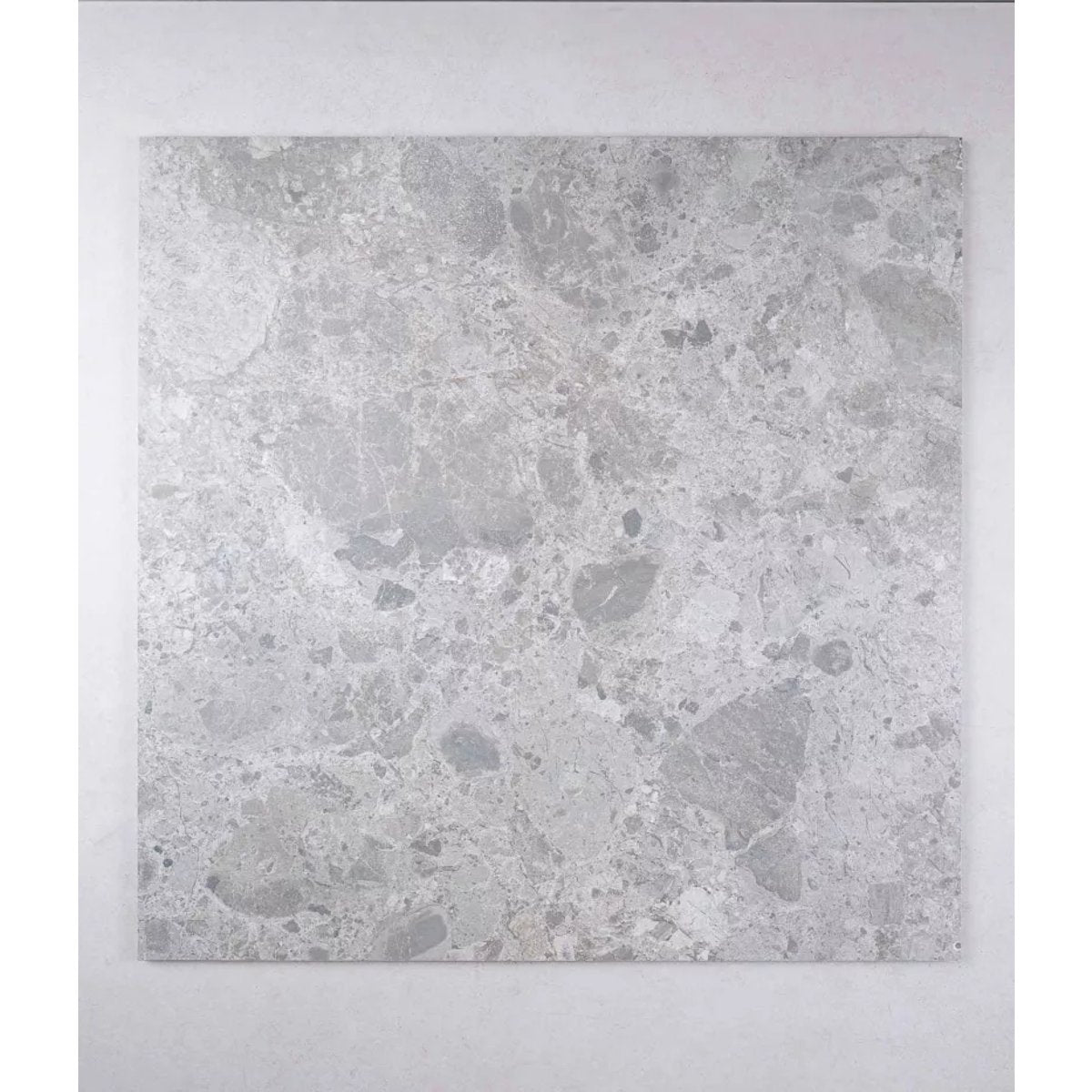 Carrelage Effet Terrazzo - Pierre CARACTER Mix Gris 60x120 Rectifié