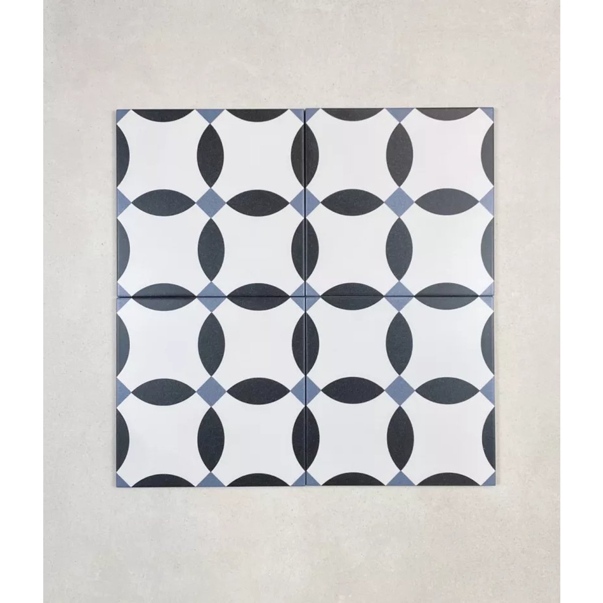 Carrelage Carreaux de Ciment LA MADELEINE 20x20 Chere Noir