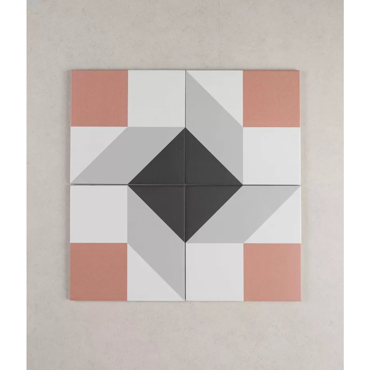 Carrelage Carreaux de Ciment BAUHOME 20x20 Karo Cold