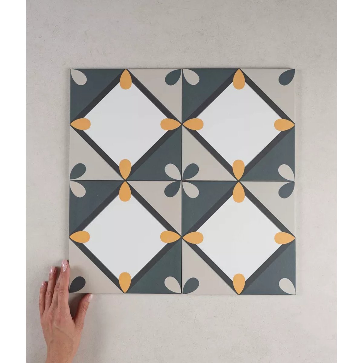 Carrelage Carreaux de Ciment BAUHOME 20x20 Korolla Cold