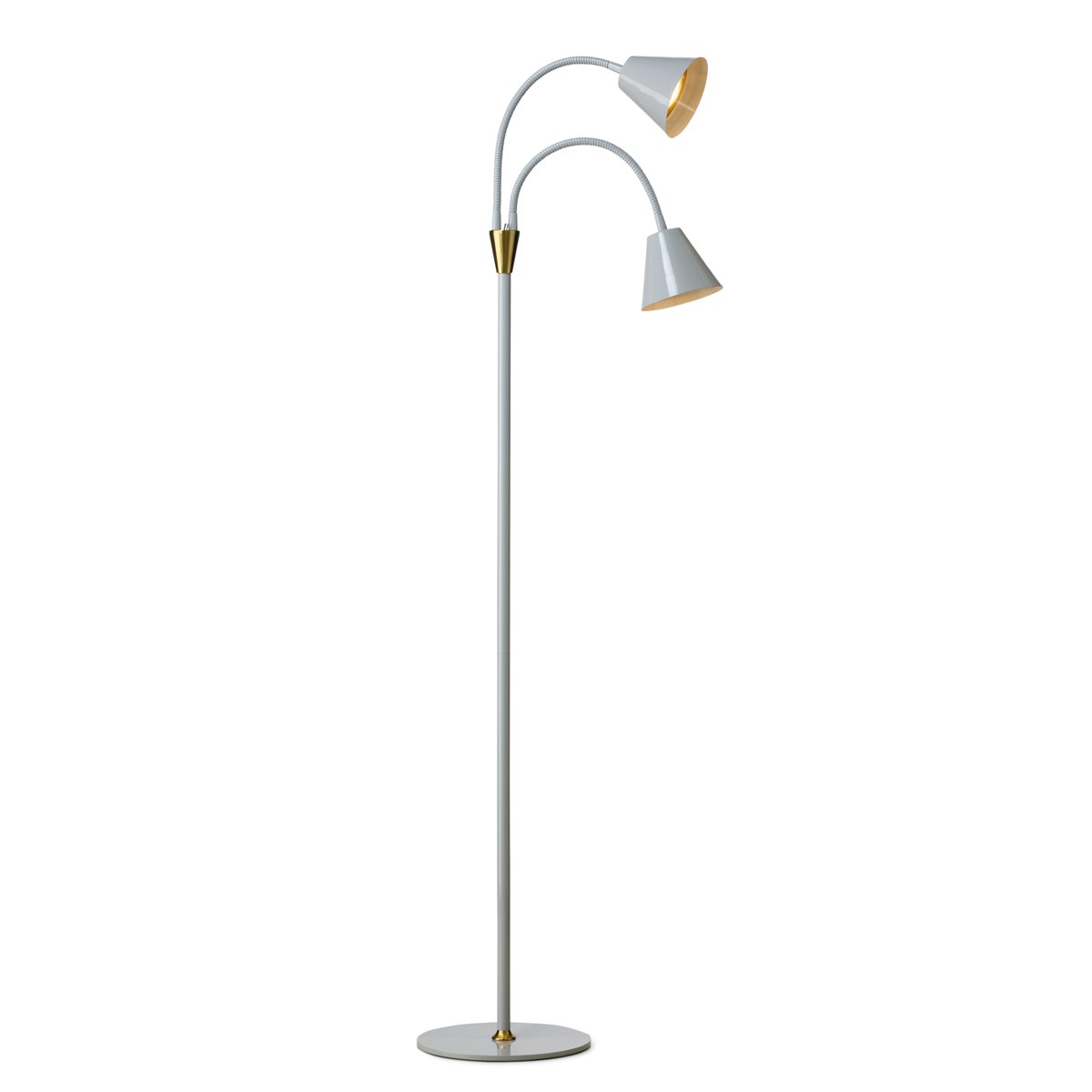 Lampadaire Hygge 2 bras – Gris