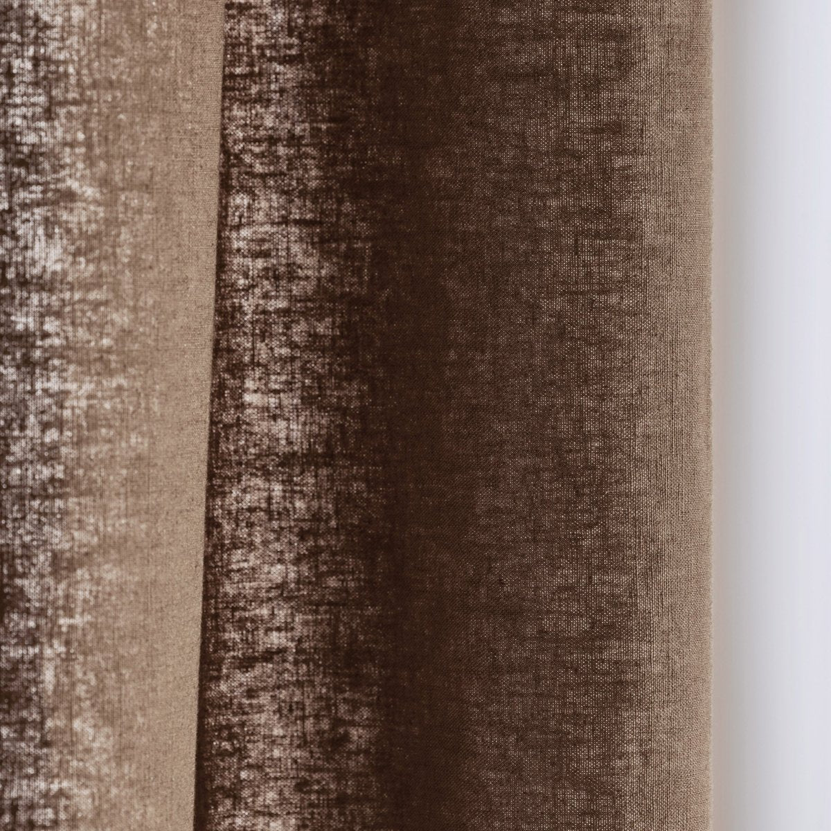 Rideau panneau LEOLINO brun smoky