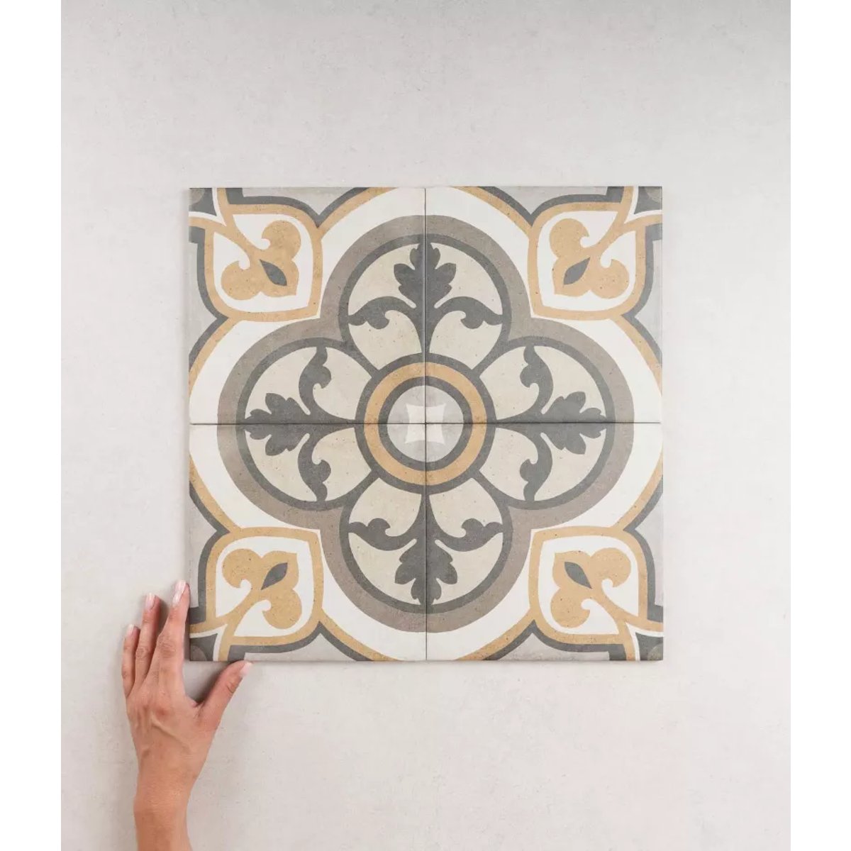 Carrelage Carreaux de Ciment ART NOUVEAU DECOR 20x20 Majestic Colour