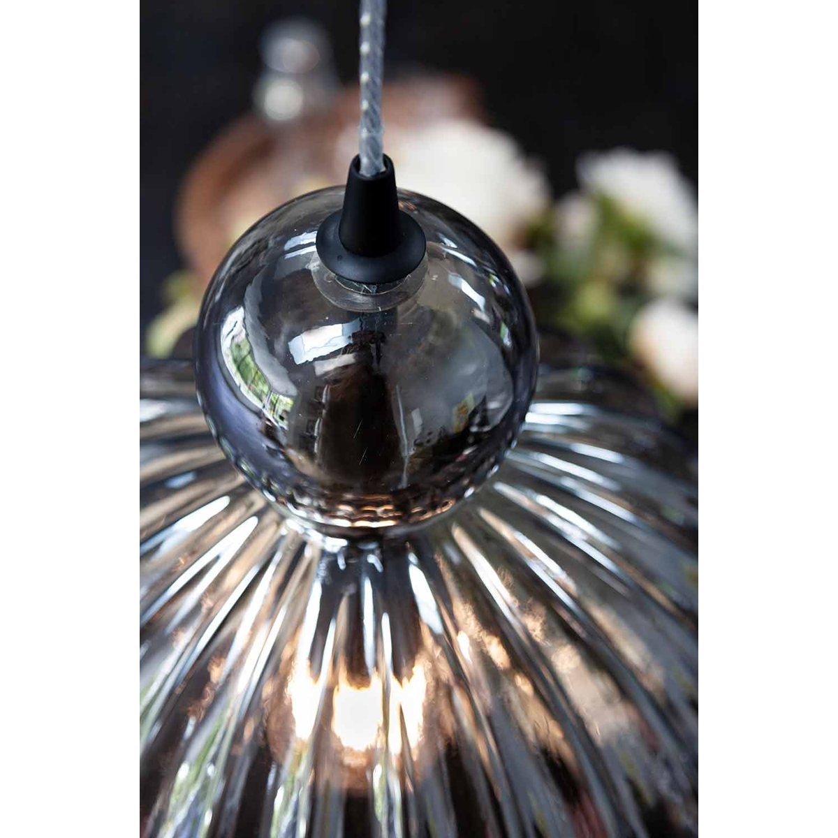 Suspension Ball Ball Ø32 E27 – Fumé
