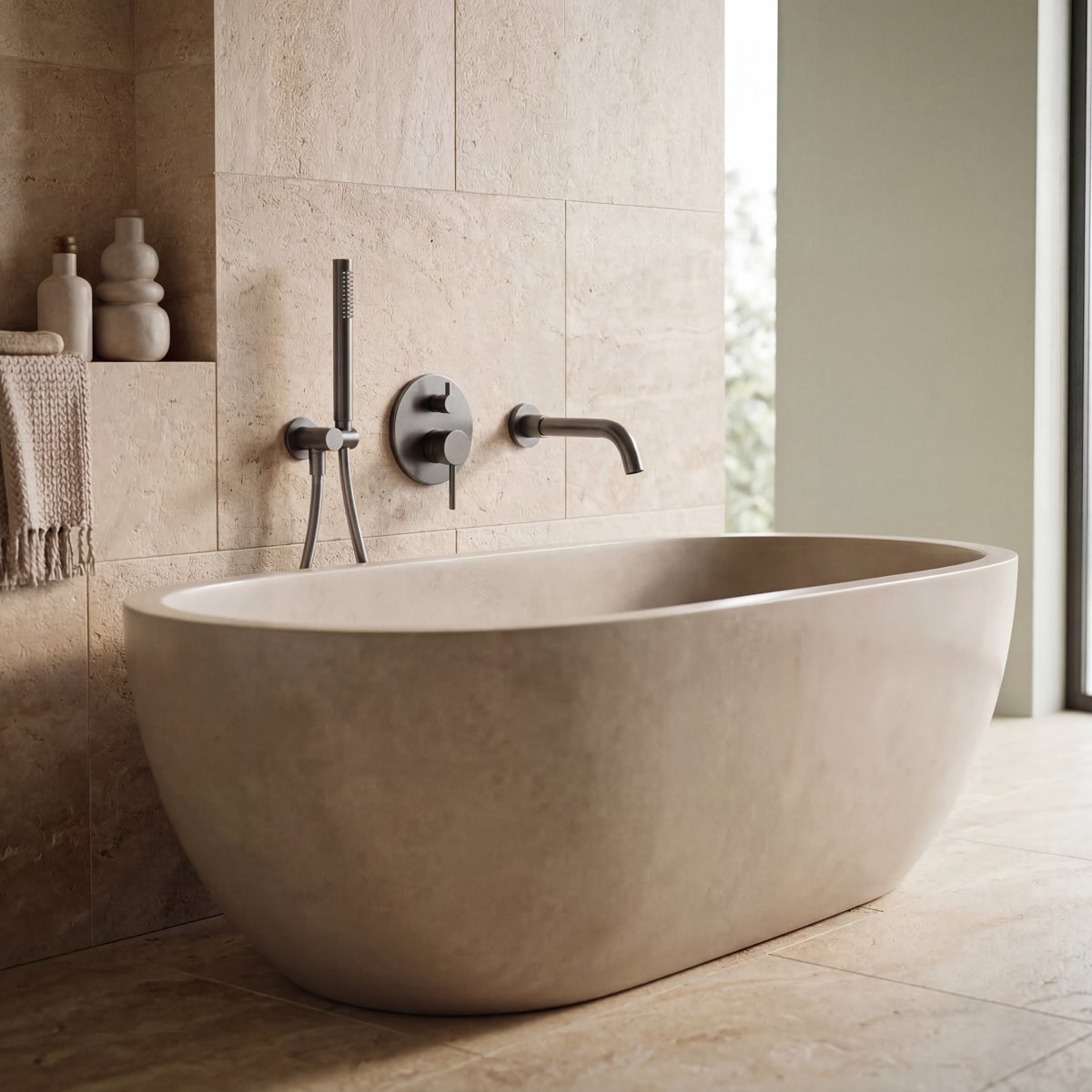 Ensemble de bain gris brossé