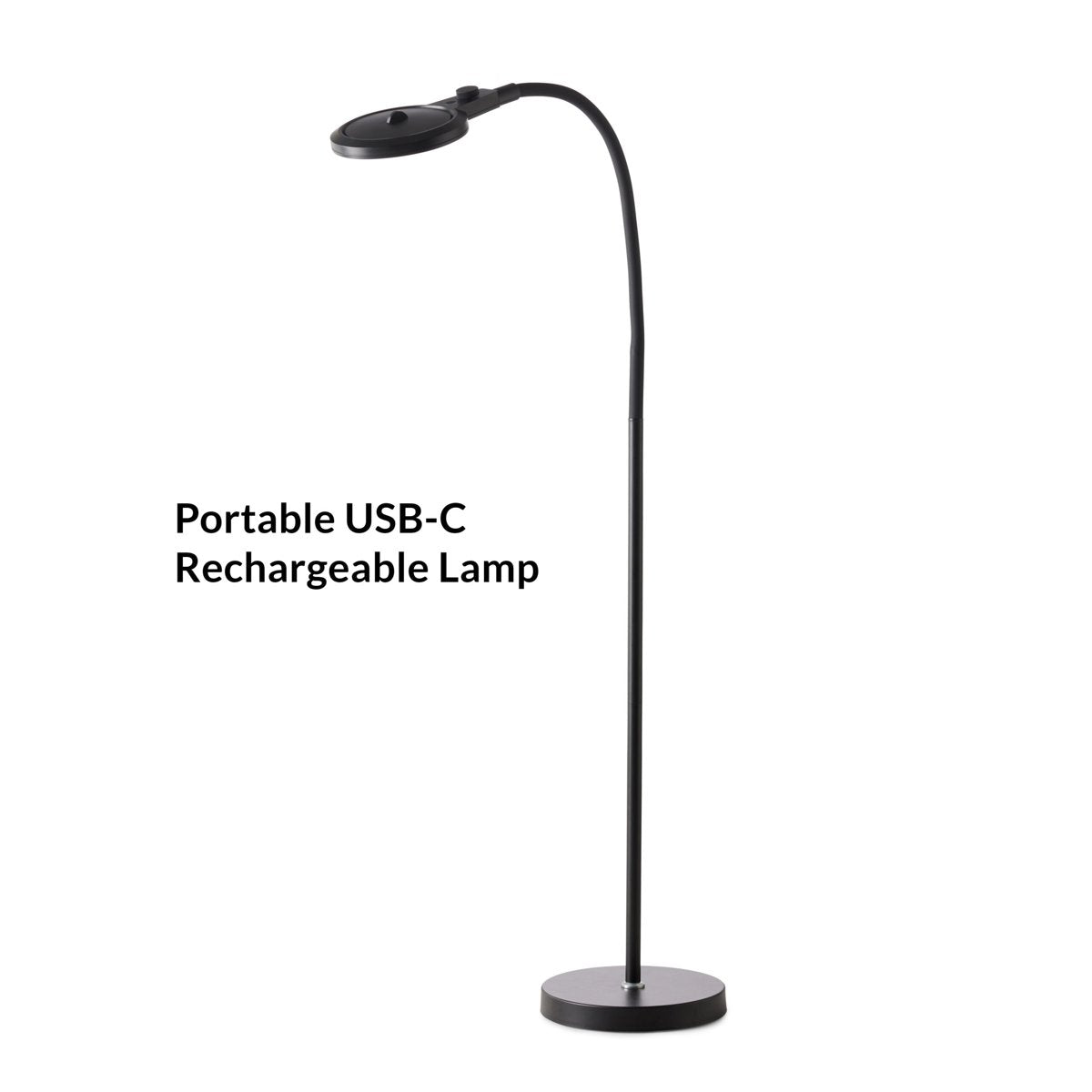Lampadaire nomade Magni Charge Superflex – Noir