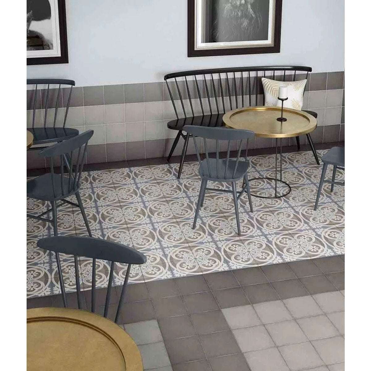 Carrelage Carreaux de Ciment ART NOUVEAU DECOR 20x20 Music Hall