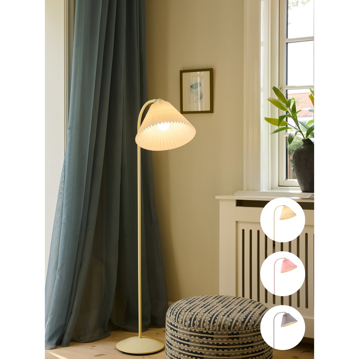 Lampadaire Medina – Rose