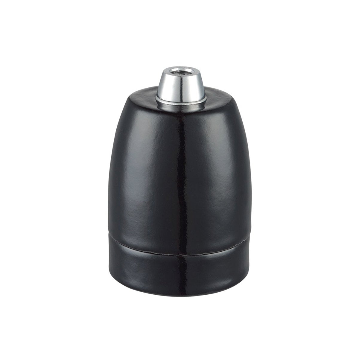 Douille porcelaine E27 – Noir