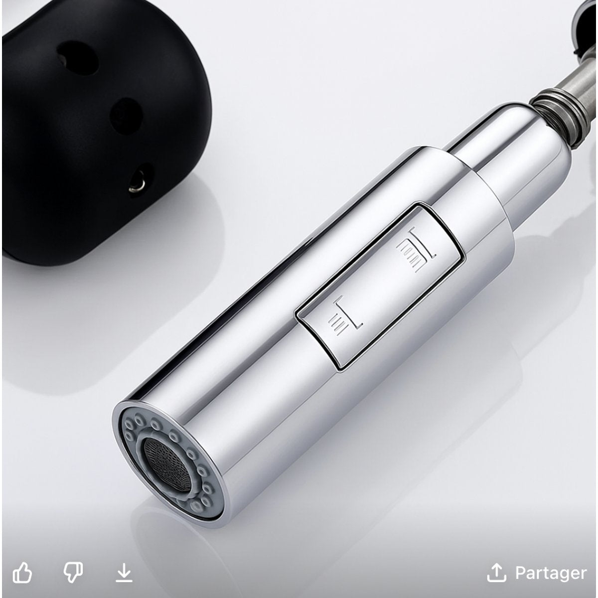 Mitigeur de cuisine avec douchette chrome
