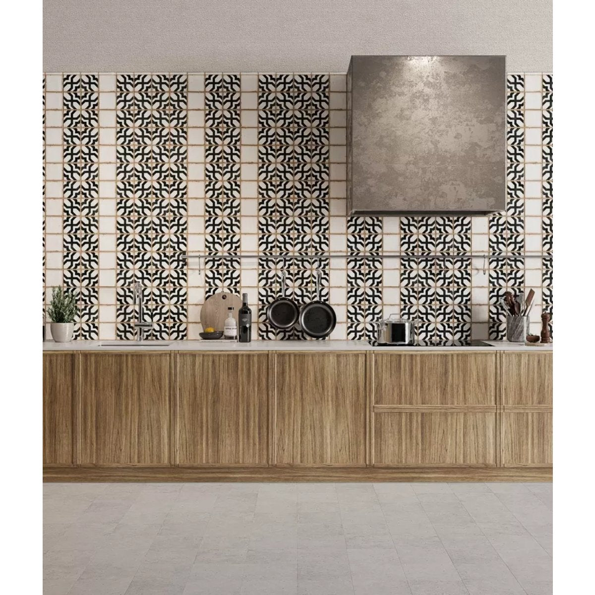 Carrelage Imitation Carreaux De Ciment 12,5x12,5 CASABLANCA Farissi