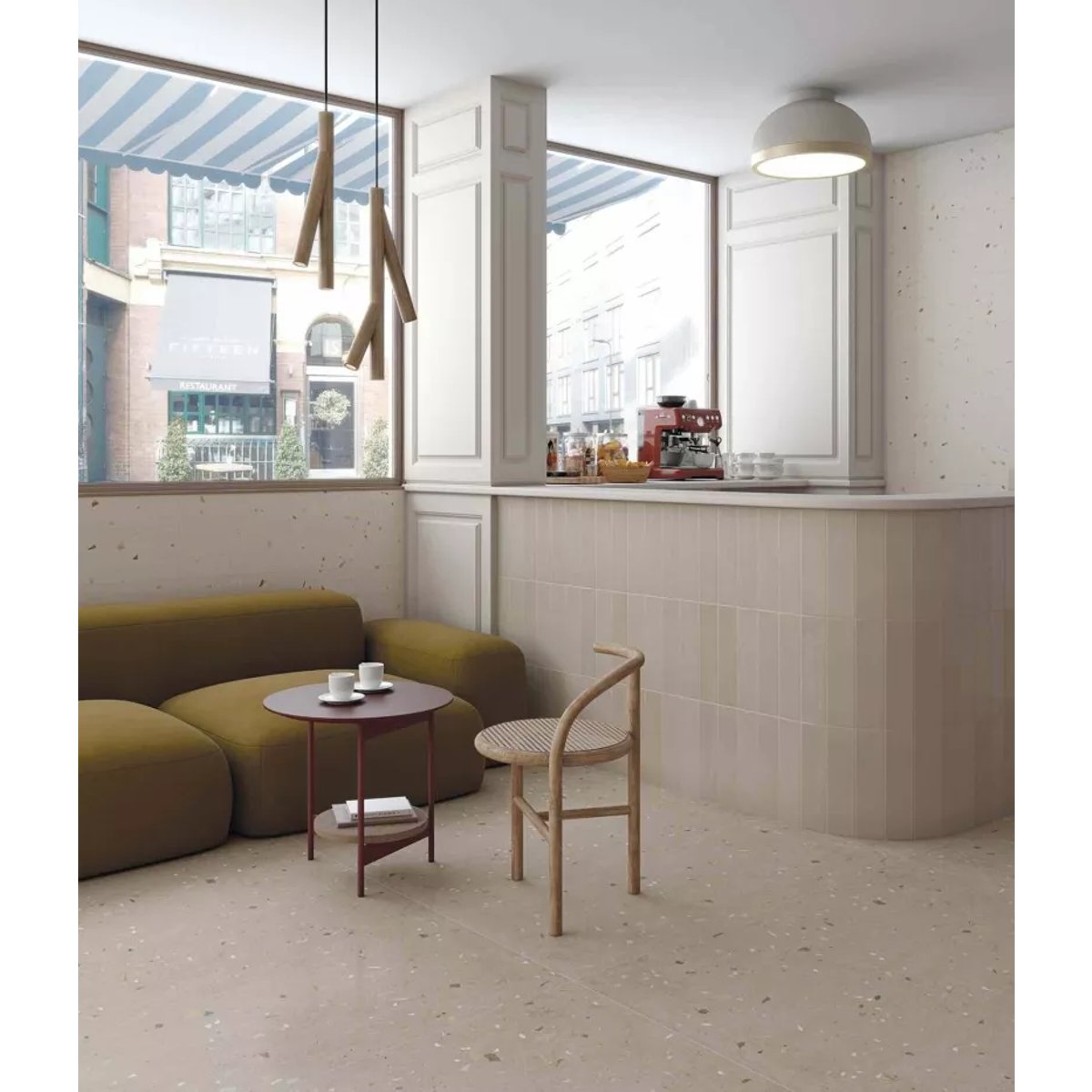 Carrelage Effet Terrazzo CROCCANTE 60x120 Avellana