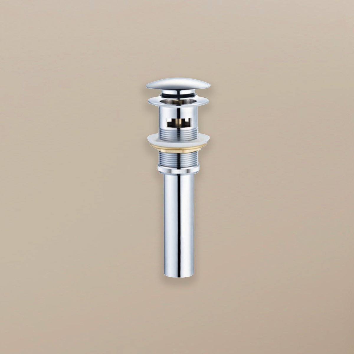 Bonde Up chrome pour vasque encastrée