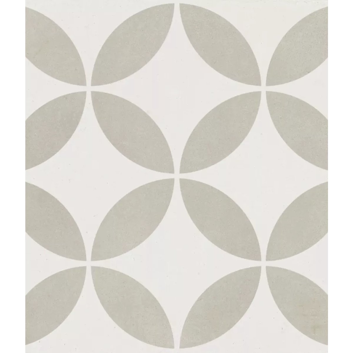 Carrelage Imitation Carreaux De Ciment 22,3x22,3 MAYARI Taupe Petals