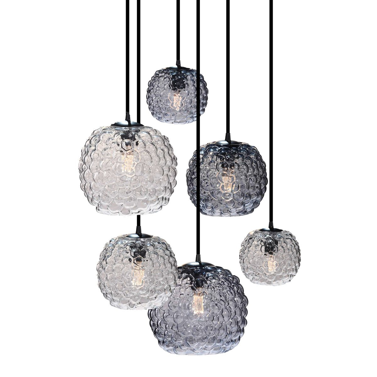 Suspension Grape Ø20 cm E27 – Transparent