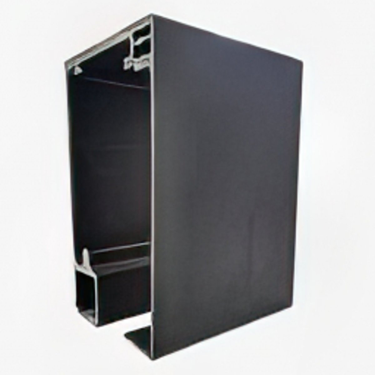Paroi de douche coulissante Mur-Mur SANHECO sur mesure - Noir