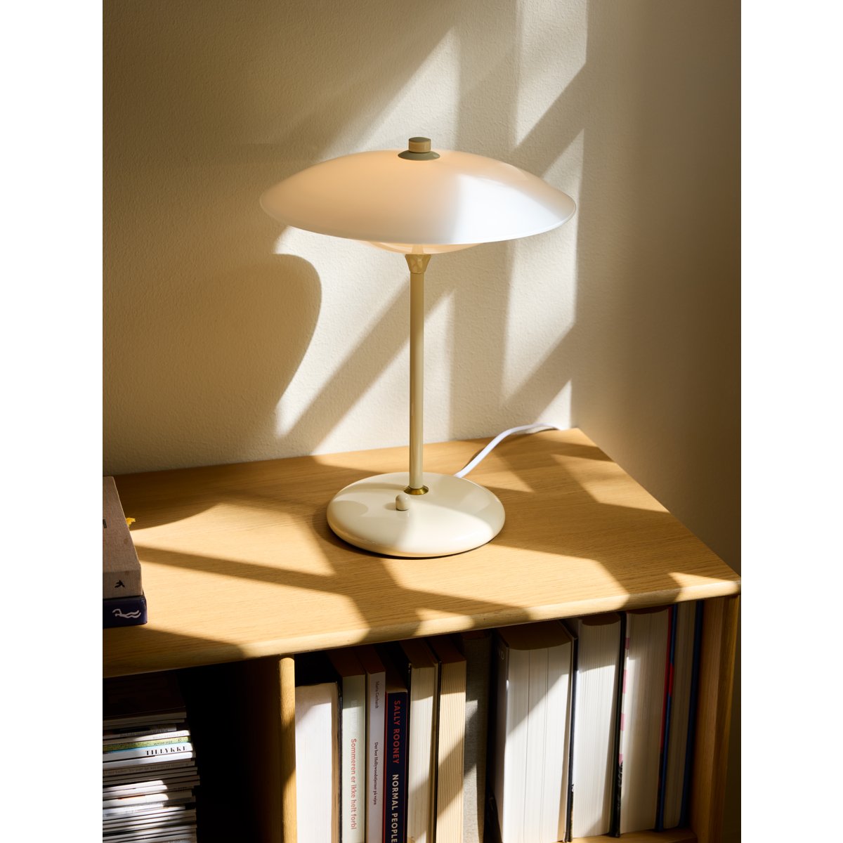 Lampe à poser Baroni Ø30 – Crème