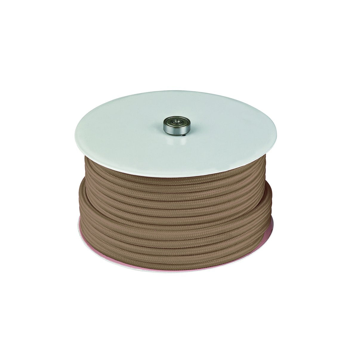 Rouleau de câble textile 2 x 0,75 mm 25 m – Marron