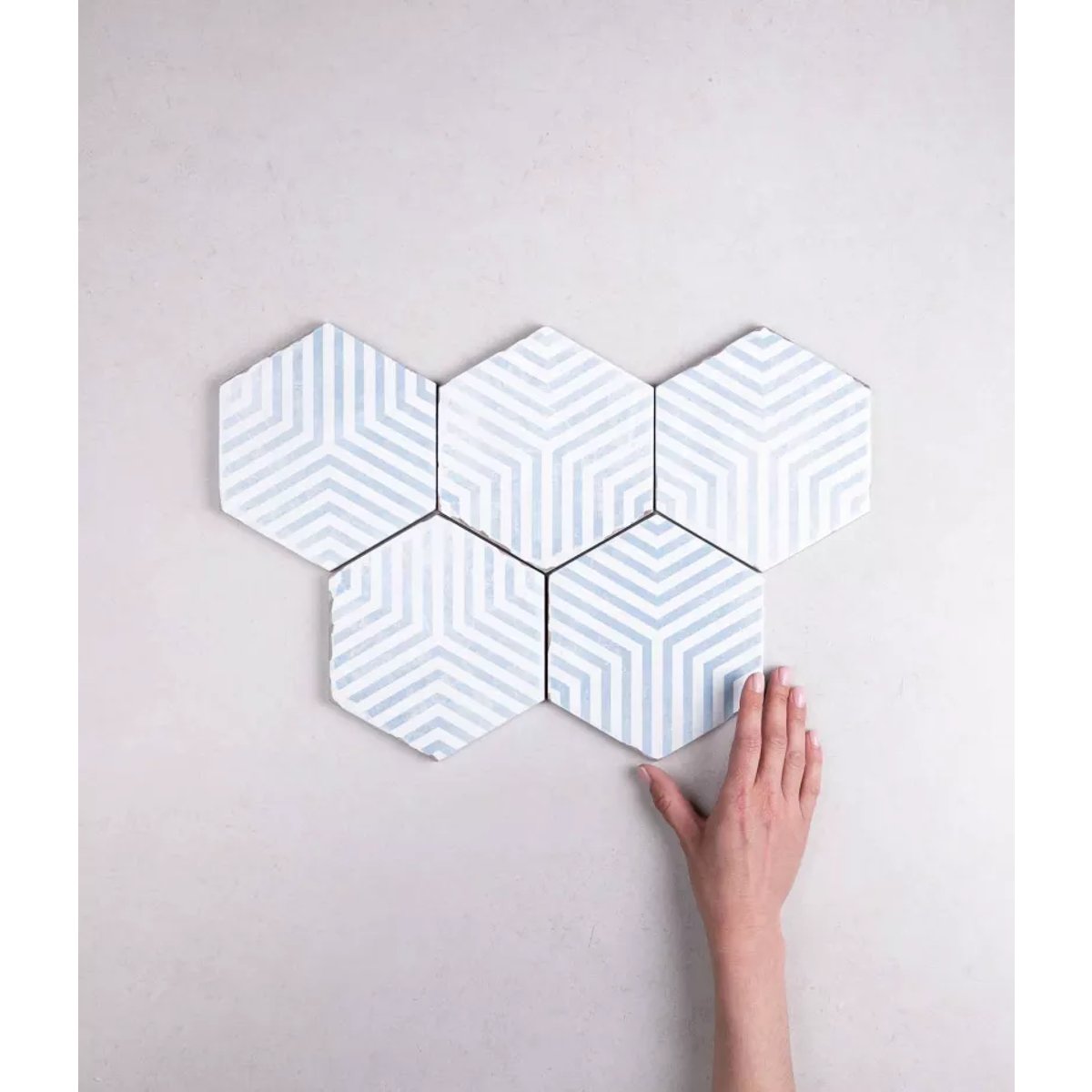 Carrelage Imitation Carreaux de ciment CAPRI 14x16 Lazaretto
