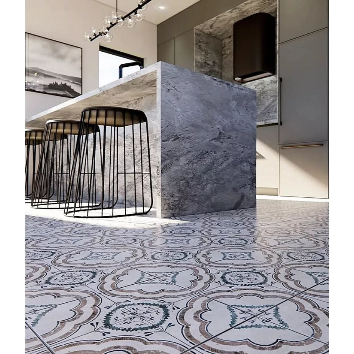 Carrelage Carreaux de Ciment Ada FIORENTINA 15x15