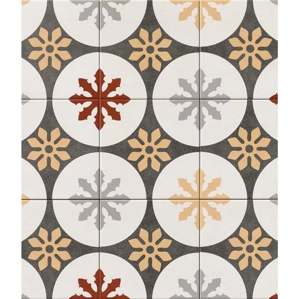 Carrelage Imitation Carreaux De Ciment 20x20 THREE CAPITALS Praga