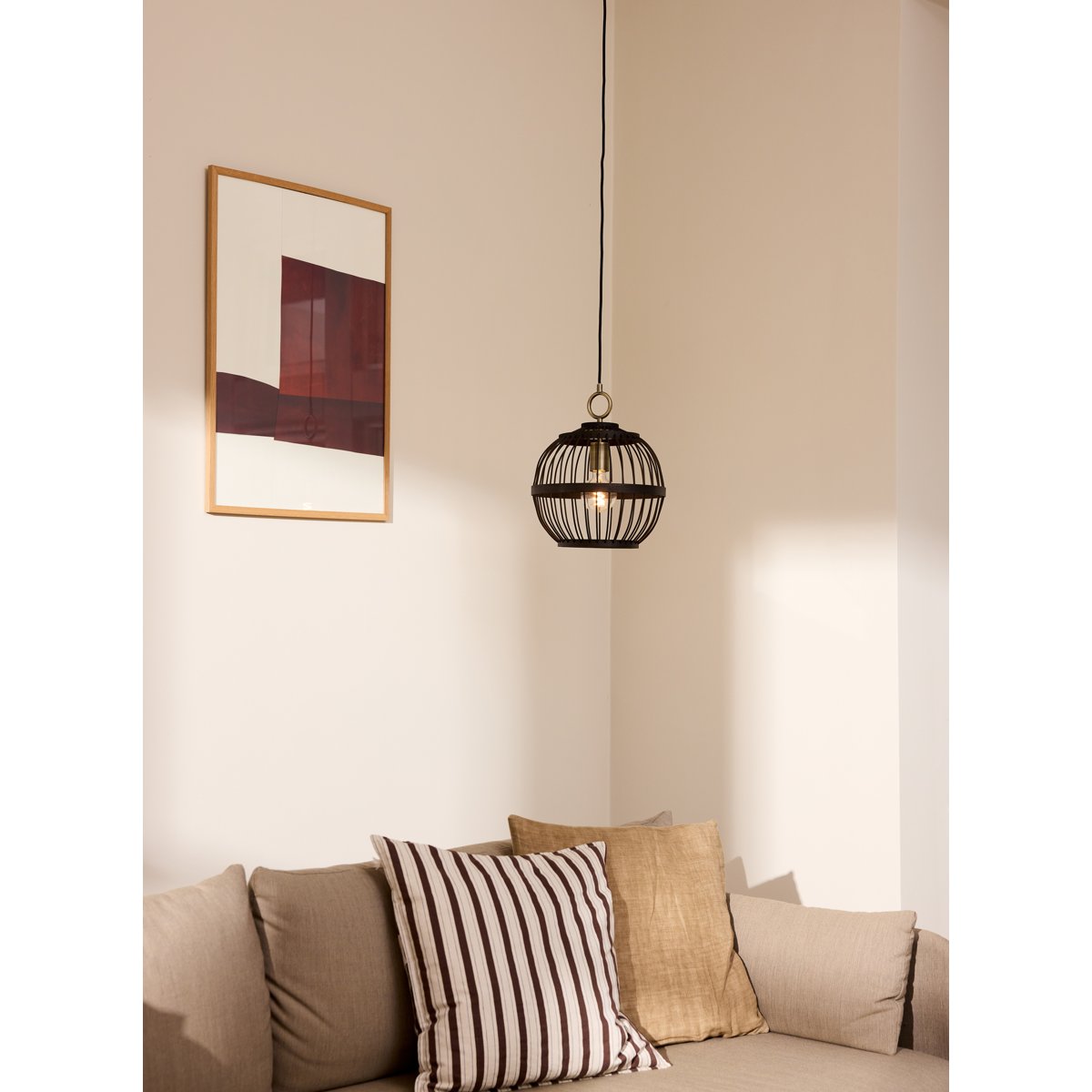 Suspension Stockholm Nordic Edition Ø30 – Chêne huilé noir