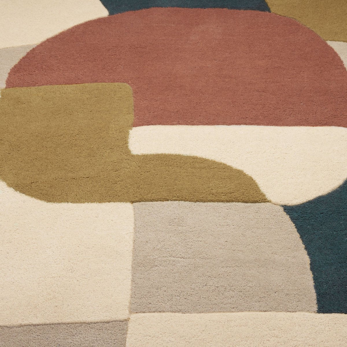 Tapis de sol ANDREÏ naturel et multicolore